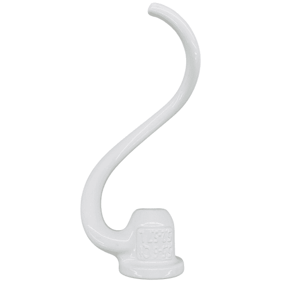 W10674625, Spiral Coated Dough Hook 6 QT fits Whirlpool KitchenAid Stand Mixer