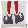 thumbnail image 4 of SAFAVIEH Santas Helper Pillow, 18" x 18", Red/Beige, 4 of 6