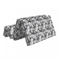 thumbnail image 2 of Grey and White Foldable Mattress, Brainpan Head, 78.7" x 47.2", Grey Black White, by Ambesonne, 2 of 6