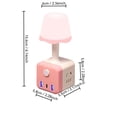 thumbnail image 3 of Multifunctional LED Desk Lamp with Power Strip – Wall Plug Night Light with USB A USB C Outlets – Touch Control Dorm Room Office Bedside Lamp, 3 of 8