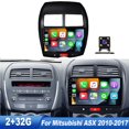thumbnail image 1 of Zcargel pour Mitsubishi AX 2010-2017 CarPlay Android Auto Radio Navigation Stéréo GPS Radio Écran Tactile IPS 10 Pouces Unité Centrale FM BT2+32GB, 1 of 10