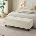thumbnail image 1 of Noble House 50"Storage Ottoman Bench Modern Entryway Benchs Foot Rest, 1 of 10