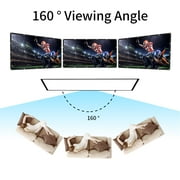 Projector Screen, Keenstone 120 inch 16:9 HD Foldable Anti-Crease Portable Projector Movies Video Screen for Home Theater Outdoor Indoor