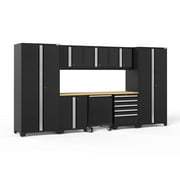 NewAge Products Pro Series Black 9-Piece Garage Storage Cabinet Set