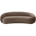 thumbnail image 3 of Meridian Furniture Emery Brown Velvet Sofa, 3 of 9