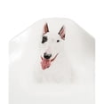 thumbnail image 4 of Pet Portrait White Porcelain Square Plate - I Love Bull Terriers, 4 of 7