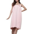 thumbnail image 1 of DEBGFS Microfiber Women Shower Bath Towel Robe Bowknot SPA Absorbent Body Wrap Towel,pink, 1 of 3