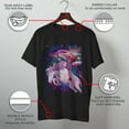 thumbnail image 3 of Men's Marvel Legendary Deadpool on Space Unicorn  Graphic Tee Black 2X Large, 3 of 10