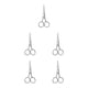 thumbnail image 2 of Vogacara Tijeras para bigote resistentes al desgaste, herramientas de limpieza convenientes a la moda, cortadora de belleza, fiesta de negocios, ronda Type2 NO2 Vogacara CBP269050, 2 of 5