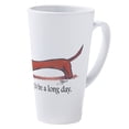 thumbnail image 2 of CafePress - Long Day Dachshund - 17 Oz White Ceramic Latte Mug, 2 of 3