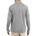 thumbnail image 2 of Men's Cutter & Buck Gray UCF Knights Adapt Eco Knit Stretch Recycled Quarter-Zip Pullover, 2 of 2