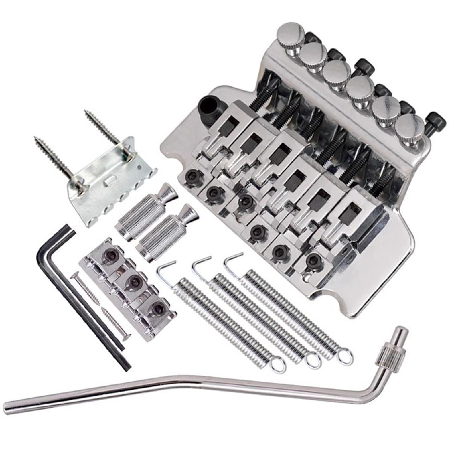 LeeQinersw Guitar Tremolo Bridge Portable Electric Guitar Replacement Electric Guitar Parts argent