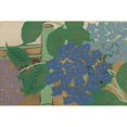 thumbnail image 2 of Kamisaka Sekka 18x13 Black Ornate Wood Framed Double Matted Museum Art Print Titled - Hydrangea (Ajisai) (1909-1910), 2 of 5