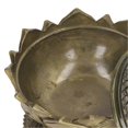 thumbnail image 4 of Brûleur d'encens Lotus en alliage de style vintage en forme de fleur pour décoration intérieure, bronze, 4 of 4