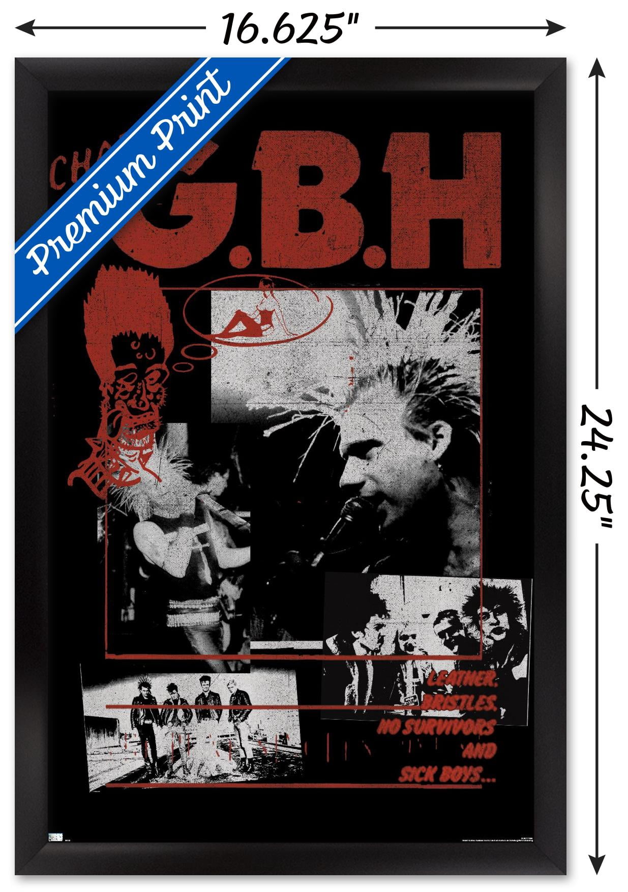 GBH - Montage Wall Poster, 14.725" x 22.375", Framed