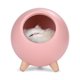 thumbnail image 4 of Bonita luz de noche para casita de mascotas, linterna frontal recargable por USB, altavoz Bluetooth para dormitorio infantil, lámpara de mesa de noche LED de escritorio, 4 of 5