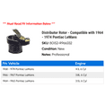 thumbnail image 2 of Distributor Rotor - Compatible with 1964 - 1974 Pontiac LeMans 1965 1966 1967 1968 1969 1970 1971 1972 1973, 2 of 2