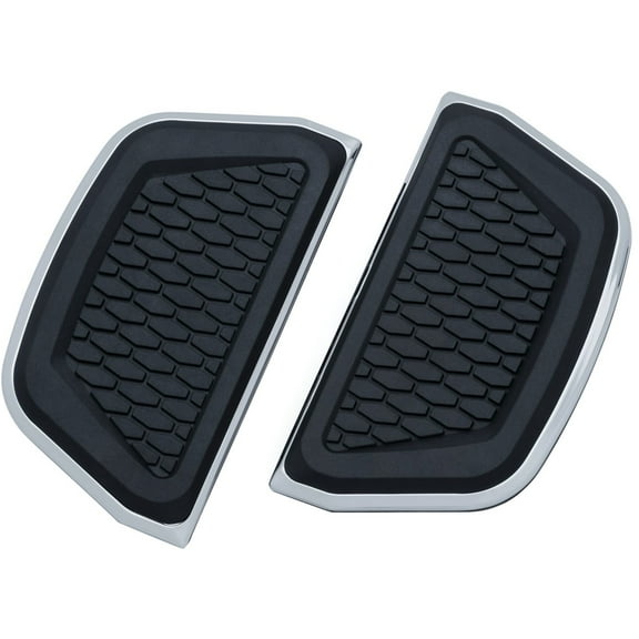 Kuryakyn Hex Passenger Board Inserts - Chrome