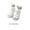 White 4.92in, variant on 1 Pair Non-slip Baby Shoes, Slippers for Boys & Girls - Soft Rubber Grippers - Infant First Walking Shoes, 6-12, 12-18, 18-24 Months