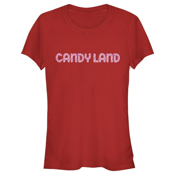 Junior's Candy Land Official Striped Logo Graphic T-Shirt