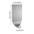 thumbnail image 2 of Self Adhesive Hooks Stainless Steel Matte Bathroom Adhesive Hook Coat Hook Kit, 2 of 6