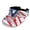 American Bald Eagle Pattern, variant on Adjustable Empty Top Sun Visor for Vacation Outdoor Sports, Polyester Fabric Adjustable Strap Sun Visor Cap, Rainbow Wave Pattern
