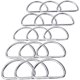 thumbnail image 5 of unbranded 100Ud Hebillas Anilla D Metálicas De Aleación Para Bolsos Complementos Resistentes Y Reutilizables, 5 of 8