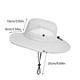 thumbnail image 3 of mfyjkho Visera bidireccional para hombre y mujer, ajustable con banda para la cabeza, protección solar UPF para senderismo y pesca, poliéster transpirable de secado rápido, talla única, 1 unidad, 3 of 8