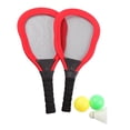 thumbnail image 2 of Tennis Racket Red Plastic 5Pcs 17.3X7.9X0.8In, 2 of 8