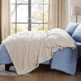 thumbnail image 5 of ClevaHome Super Soft Diamond Pattern Throw Blanket - Ultra Cozy Warmth, Plush Fleece for All Seasons, Decorative and Comfortable, 50x60 inches, 5 of 6