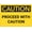Warning Sign 2, variant on Caution Property Line Do Not Spray Sign 12 x 8 Inches - Rust-Free Aluminum, Outdoor Metal Tin Sign, Practical for Home, Business, Yard, Lawn