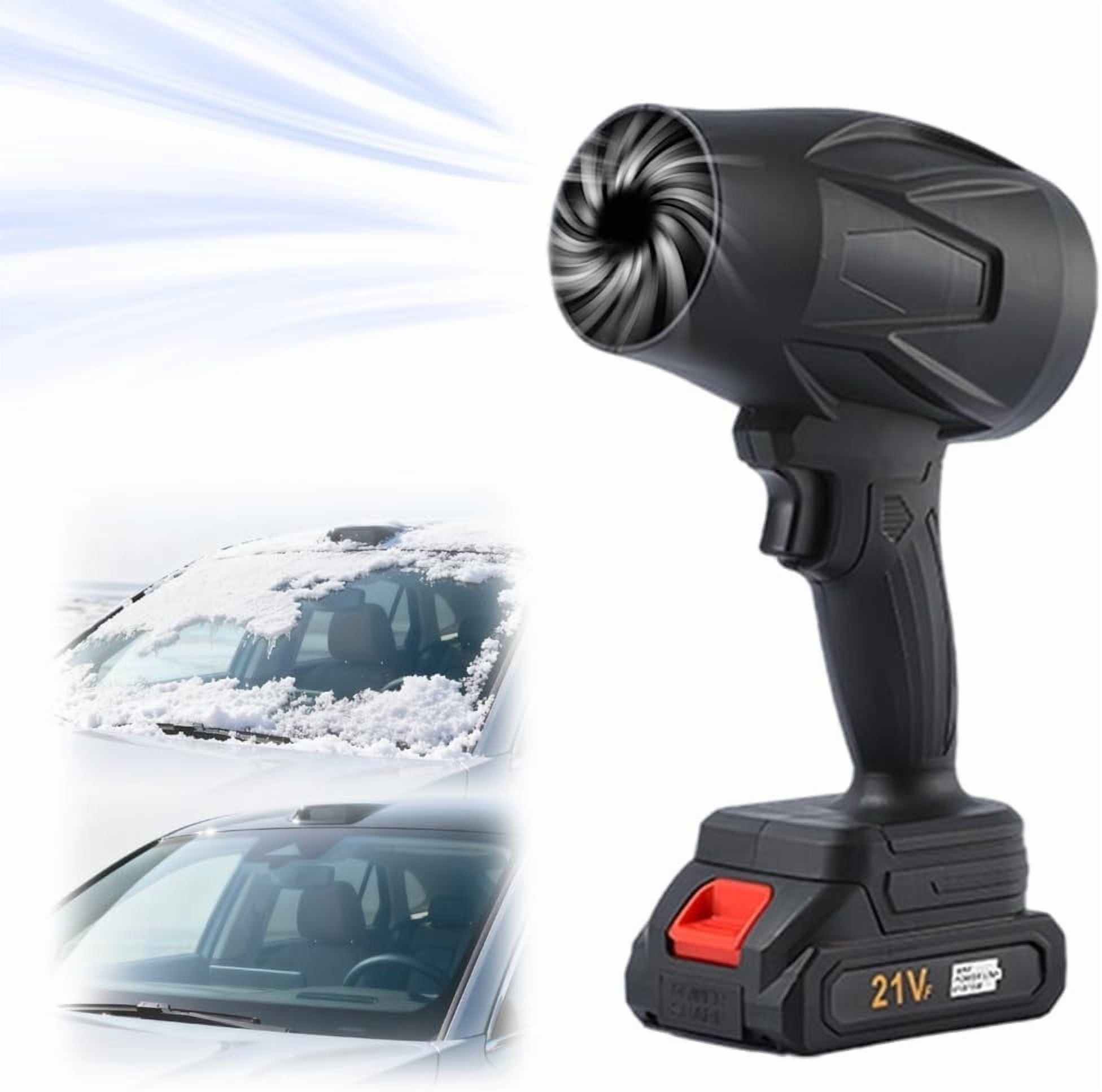 Cordless Leaf Blower Variable Speed,21V Lightweight Handheld Blower with Batteries&30-45 Mins Runtime,for Yard,Patio,Car Drying,Snow,Garage,Deck Cleaning