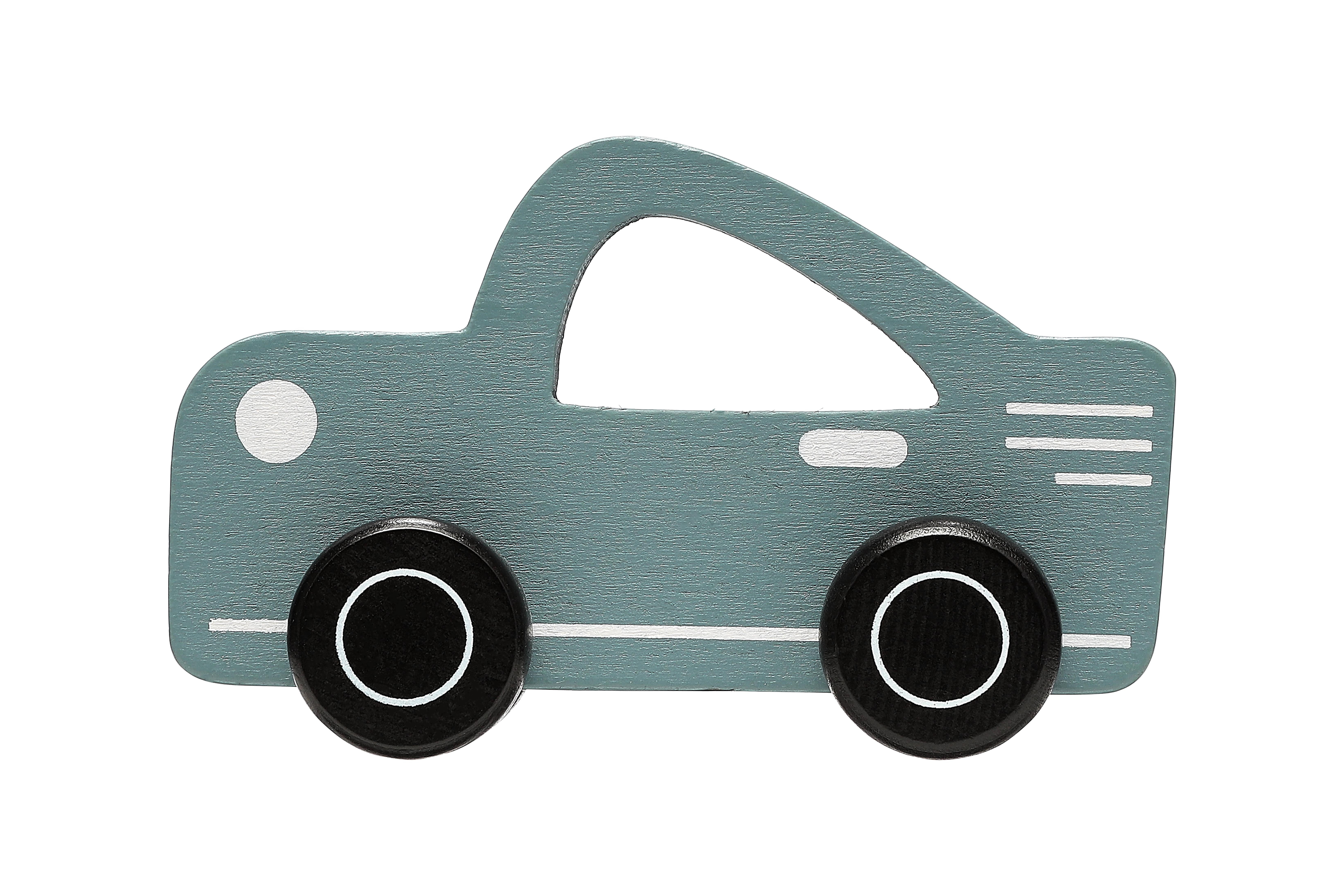 Pearhead Wooden Toy Car, Rolling Baby and Toddler Toy, Gender-Neutral Push Toy, Baby Girl or Baby Boy Nursery Accessory