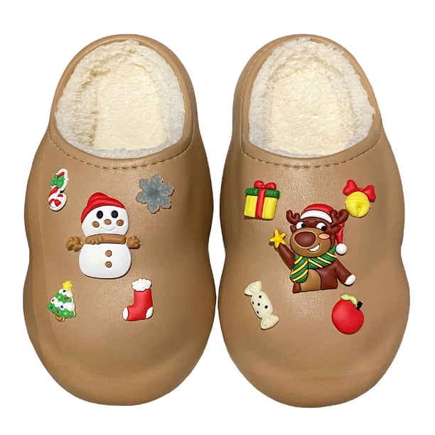 Zapatos La Casa para Mujeres Con Una Lujo en Habitación Navidad