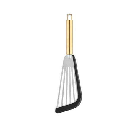

Silicone Fried Fish Shovel Non-stick Pan Fried Egg Pancake Shovel 430 Stainless Steel Silicone Steak Shovel Kitchen Turned Fish Fried Fish Shovel