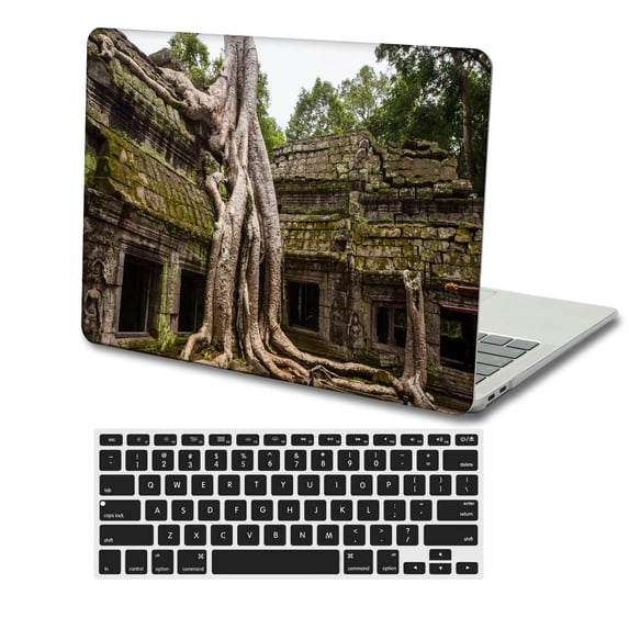KSK KAISHEK Plastic Hard Shell Cover Only for 2020 2019 Release MacBook Pro 16" XDR Display Touch ID + Black Keyboard Cover Model: A2141 Plants series 0570