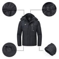 thumbnail image 4 of Tyhengta Mens Waterproof Ski Snowboard Jacket Windproof Winter Mountain Snow Coat Black L, 4 of 8