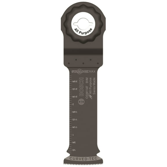 Bosch OSM114F 1-1/4 in. StarlockMax Bi-Metal Plunge Cut Blade
