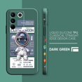 thumbnail image 3 of Case For VIVO S5 S6 S7 S9 S10 S15 S16 S16E T1 V15 V20 V23 PRO 5G Simple Liquid Silicone Case Funny Astronaut Spacewalk, 3 of 5