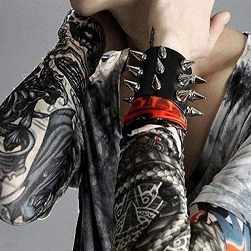  12 PCS Sports Arm Sleeves For Braces Splints & Slings , Tattoo  Sleeve Seamless Hand Warmer Basketball & Activities , Outdoor Sunscreen  Riding Cycling Elbow Braces For Boys , Men 