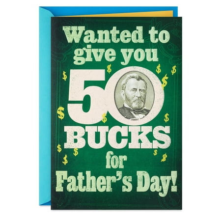 Hallmark Funny Father's Day Card (50 Bucks After Taxes)