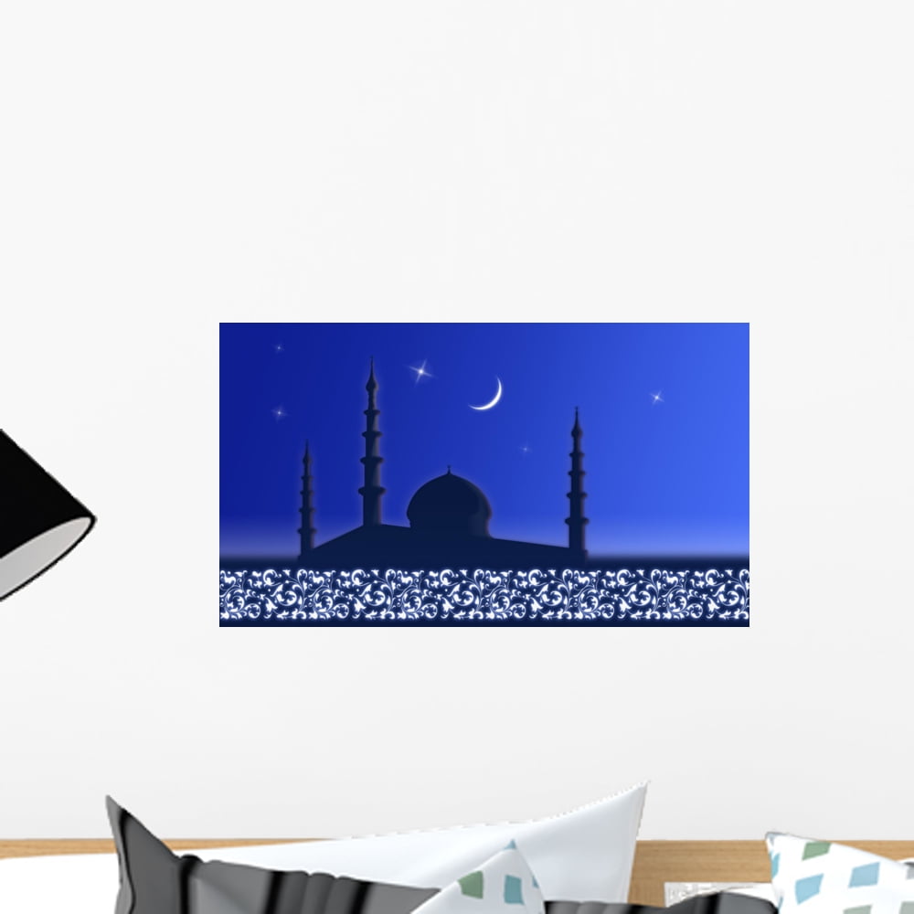 Welcome Ramadan Wall Mural by Wallmonkeys Peel and Stick Graphic (18 in W x 10... by Wallmonkeys Decals