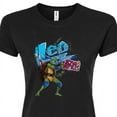 thumbnail image 3 of Teenage Mutant Ninja Turtles: Mutant Mayhem - Leonardo AKA Leo - Team Turtles - Juniors Fitted Graphic T-Shirt, 3 of 5