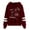Claret, variant on BoyWithUke Burnout Album Cover Merch Pullover Hoodies Pocketless Parallel Bars Sleeve Streetwear