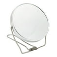 thumbnail image 4 of Silver Vanity Mirror, High Definition Lenses Aluminum Frame 2 Sided Vanity Mirror  For Office, 4 of 8