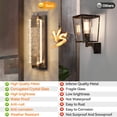 thumbnail image 4 of Lámpara de pared exterior Camuucci Dusk to Dawn LED 40 cm, 4 of 7