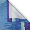 thumbnail image 3 of Mountain Curtains 2 Panels Set, Cartoon Woodland Landscape with Fir Trees at Sunset Kids Fairytale, Window Drapes for Living Room Bedroom, 55W X 39L Inches, Purple Blue and Yellow, by Ambesonne, 3 of 3