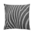 thumbnail image 2 of Ahgly Company Animals Zebra Outdoor Throw Pillow, 18 inch by 18 inch, 2 of 6