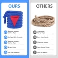 thumbnail image 3 of Cuerda Tug of War Thadavo para niños y adultos, azul, 6 m, 3 of 7