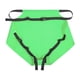 thumbnail image 3 of Arnés de escalada en roca, cojín de asiento, cinturones, almohadilla para glúteos, bolsillo de PVC transpirable para glúteos Verde, 3 of 7